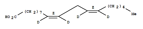 (9Z,12z)-9,12-octadecadienoic-9,10,12,13-d4 acid Structure,79050-23-0Structure