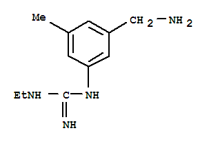 (9ci)-n-[3-(氨基甲基)-5-甲基苯基]-n-乙基-胍結(jié)構式_790637-72-8結(jié)構式