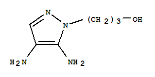 1H-pyrazole-1-propanol, 4,5-diamino- Structure,790652-93-6Structure