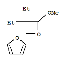 Furan, 2-(3,3-diethyl-4-methoxy-2-oxetanyl)-(9ci) Structure,790665-13-3Structure