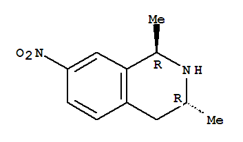 (9ci)-1,2,3,4-四氫-1,3-二甲基-7-硝基-異喹啉結(jié)構(gòu)式_791048-46-9結(jié)構(gòu)式