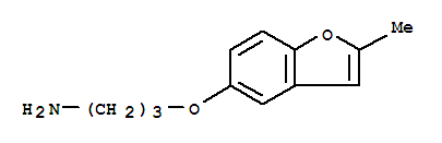 1-Propanamine,3-[(2-methyl-5-benzofuranyl)oxy]-(9ci) Structure,791527-28-1Structure