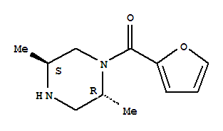 Piperazine, 1-(2-furanylcarbonyl)-2,5-dimethyl-, trans-(9ci) Structure,791533-50-1Structure