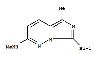 Imidazo[1,5-b]pyridazin-2-amine, n,5-dimethyl-7-(2-methylpropyl)-(9ci) Structure,791534-02-6Structure