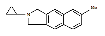 1H-benz[f]isoindole,2-cyclopropyl-2,3-dihydro-6-methyl-(9ci) Structure,791534-29-7Structure