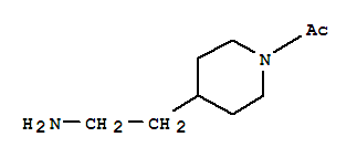 4-Piperidineethanamine, 1-acetyl-(9ci) Structure,791563-61-6Structure