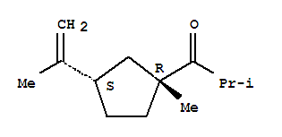 1-Propanone,2-methyl-1-[(1r,3s)-1-methyl-3-(1-methylethenyl)cyclopentyl]-(9ci) Structure,791620-50-3Structure