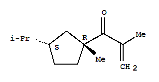 2-Propen-1-one,2-methyl-1-[(1r,3s)-1-methyl-3-(1-methylethyl)cyclopentyl]-(9ci) Structure,791620-51-4Structure