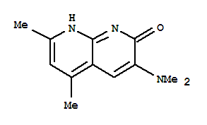 1,8-Naphthyridin-2(1h)-one,3-(dimethylamino)-5,7-dimethyl-(9ci) Structure,791723-11-0Structure