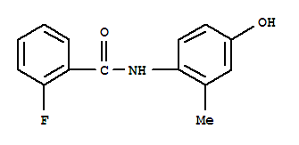 Benzamide, 2-fluoro-n-(4-hydroxy-2-methylphenyl)-(9ci)Structure,791832-43-4Structure Benzamide, 2-fluoro-n-(4-hydroxy-2-methylphenyl)-(9ci) Structure,791832-43-4Structure