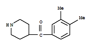 Methanone, (3,4-dimethylphenyl)-4-piperidinyl-(9ci)Structure,792133-67-6Structure Methanone, (3,4-dimethylphenyl)-4-piperidinyl-(9ci) Structure,792133-67-6Structure