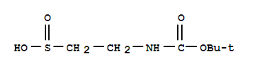 (9ci)-2-[[(1,1-二甲基乙氧基)羰基]氨基]-乙烷亞磺酸結(jié)構(gòu)式_792167-97-6結(jié)構(gòu)式
