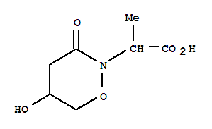 2H-1,2-oxazine-2-acetic acid, tetrahydro-5-hydroxy--alpha--methyl-3-oxo- Structure,792180-85-9Structure