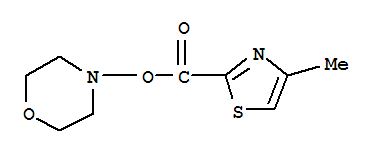 Morpholine, 4-[[(4-methyl-2-thiazolyl)carbonyl]oxy]-(9ci) Structure,792859-18-8Structure