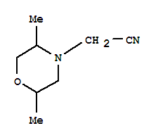 4-Morpholineacetonitrile,2,5-dimethyl-(9ci) Structure,793635-13-9Structure