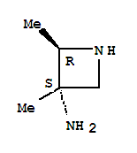 3-Azetidinamine,2,3-dimethyl-,trans-(9ci) Structure,793642-06-5Structure