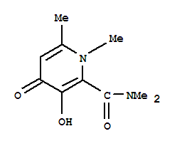 2-Pyridinecarboxamide, 1,4-dihydro-3-hydroxy-n,n,1,6-tetramethyl-4-oxo-(9ci) Structure,793651-87-3Structure