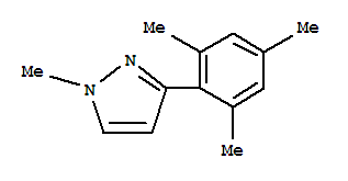 1H-pyrazole,1-methyl-3-(2,4,6-trimethylphenyl)-(9ci) Structure,793681-28-4Structure