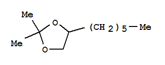 2,2-Dimethyl-4-hexyl-1,3-dioxolane Structure,79413-15-3Structure