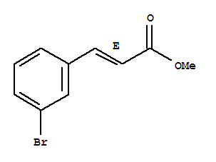 (E)-3-(3-溴苯基)丙烯酸甲酯結(jié)構(gòu)式_79432-87-4結(jié)構(gòu)式