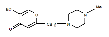 4H-pyran-4-one, 5-hydroxy-2-[(4-methyl-1-piperazinyl)methyl]-(9ci) Structure,794470-75-0Structure