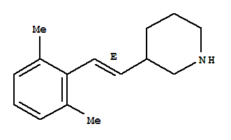 Piperidine, 3-[(1e)-2-(2,6-dimethylphenyl)ethenyl]-(9ci) Structure,794472-42-7Structure