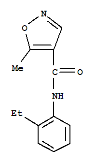 (9ci)-n-(2-乙基苯基)-5-甲基-4-異噁唑羧酰胺結構式_794549-48-7結構式