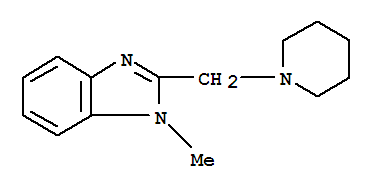 1H-benzimidazole,1-methyl-2-(1-piperidinylmethyl)-(9ci) Structure,794551-95-4Structure