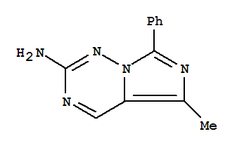 (9ci)-5-甲基-7-苯基-咪唑并[5,1-f][1,2,4]噻嗪-2-胺結構式_795268-96-1結構式