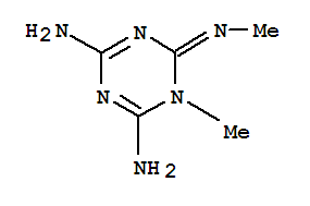 1,3,5-Triazine-2,4-diamine,1,6-dihydro-6-imino-n2,1-dimethyl-(9ci) Structure,79576-88-8Structure