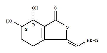 1(3H)-isobenzofuranone, 3-butylidene-4,5,6,7-tetrahydro-6,7-dihydroxy-, (6s,7r)-(9ci) Structure,796865-76-4Structure