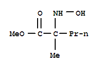 Norvaline,n-hydroxy-2-methyl-,methylester(9ci) Structure,79751-32-9Structure