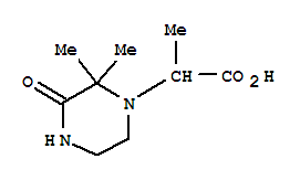 1-Piperazineaceticacid,alpha,2,2-trimethyl-3-oxo-(9ci) Structure,797769-93-8Structure