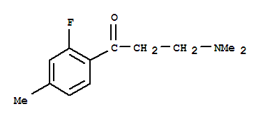 1-Propanone,3-(dimethylamino)-1-(2-fluoro-4-methylphenyl)-(9ci) Structure,797806-84-9Structure