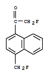 Ethanone, 2-fluoro-1-[4-(fluoromethyl)-1-naphthalenyl]-(9ci) Structure,79797-93-6Structure