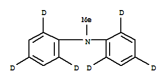 Diphenyl-2,2’,4,4’,6,6’-d6-methylamine Structure,79825-74-4Structure