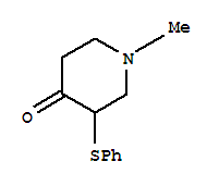 4-Piperidinone,1-methyl-3-(phenylthio)-(9ci) Structure,798544-08-8Structure