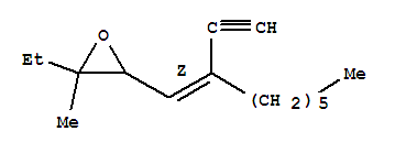 (9ci)-2-乙基-3-[(1z)-2-乙炔-1-辛烯基]-2-甲基-環(huán)氧乙烷結(jié)構(gòu)式_798553-71-6結(jié)構(gòu)式