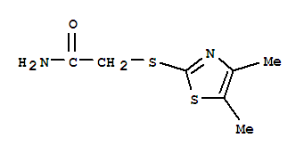 Acetamide, 2-(4,5-dimethyl-2-thiazolylthio)-(5ci) Structure,798555-24-5Structure