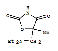 (5ci)-5-(二乙基氨基甲基)-5-甲基-2,4-噁唑啉二酮結(jié)構(gòu)式_798567-11-0結(jié)構(gòu)式