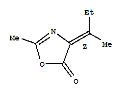 5(4H)-oxazolone,2-methyl-4-(1-methylpropylidene)-,(z)-(9ci) Structure,79893-08-6Structure