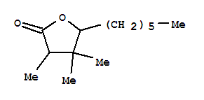 2(3H)-furanone,5-hexyldihydro-3,4,4-trimethyl-(9ci) Structure,799268-18-1Structure