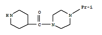 1-Isopropyl-4-(piperidine-4-carbonyl)-piperazine Structure,799557-59-8Structure