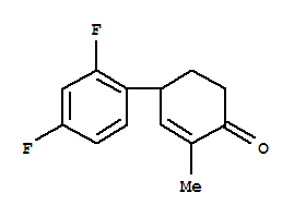 2-Cyclohexen-1-one,4-(2,4-difluorophenyl)-2-methyl-(9ci) Structure,799776-81-1Structure