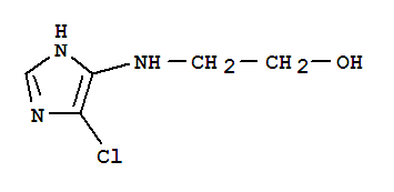 2-[(5-氯-1H-咪唑-4-基)氨基]-乙醇結(jié)構(gòu)式_799815-11-5結(jié)構(gòu)式