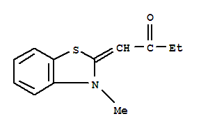 2-Butanone,1-(3-methyl-2(3h)-benzothiazolylidene)-(4ci) Structure,800377-16-6Structure