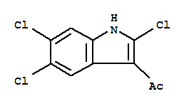 1-(2,5,6-Trichloro-1h-indol-3-yl)ethanone Structure,800400-55-9Structure