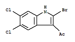 1-(2-Bromo-5,6-dichloro-1h-indol-3-yl)ethanone Structure,800400-79-7Structure