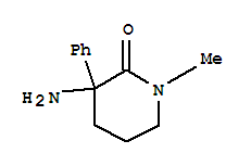 2-Piperidone,3-amino-1-methyl-3-phenyl-(8ci) Structure,801151-81-5Structure