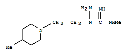 Guanidine, 1-amino-2-methyl-1-[2-(4-methylpiperidino)ethyl]-(8ci) Structure,801157-95-9Structure